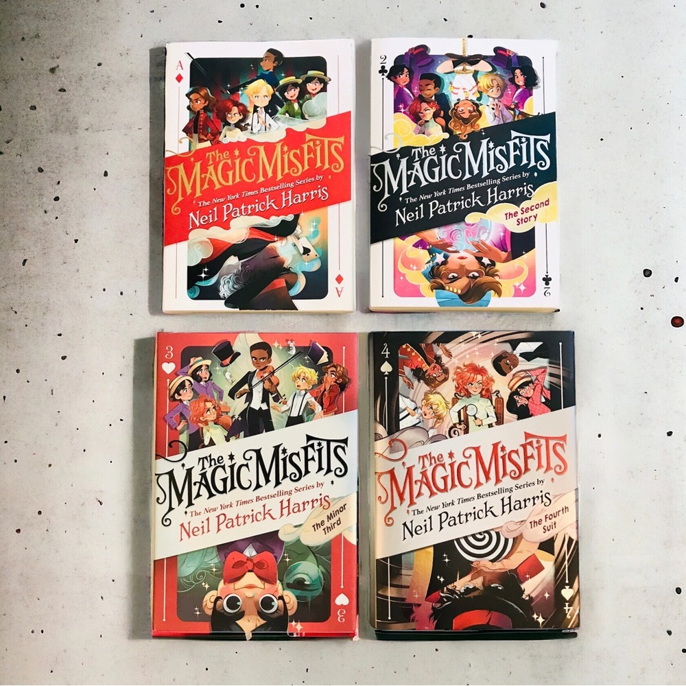 The Magic Misfits Complete Vol 1-4 Neil Patrick Harris Middle Grade Boys Girls